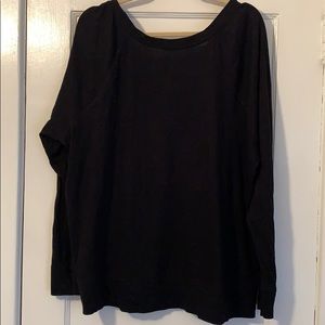 Lane Bryant Black Lace Shirt - 22/24 (3X)